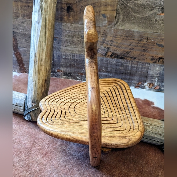 Vintage Wooden Apple Expandable Basket Country Farmhouse Decor - Picture 5 of 10